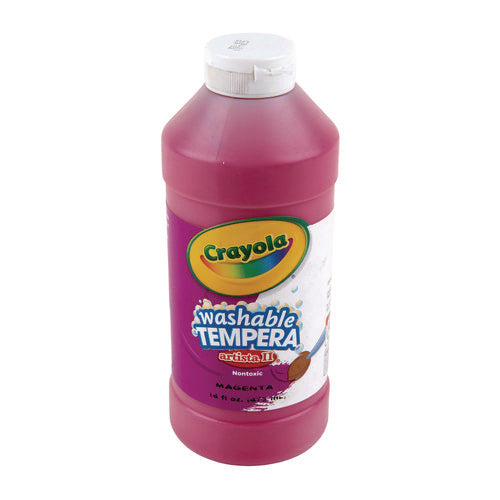 Image of Crayola® Artista Ii Washable Tempera Paint, Magenta, 16 Oz Bottle