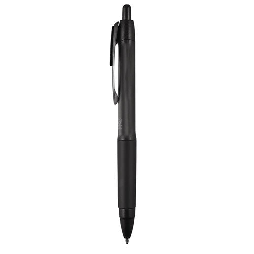 Image of uniball® 207 Plus+ Gel Pen, Retractable, Micro 0.5 mm, Black Ink, Black Barrel, Dozen