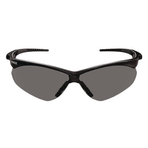 Image of KleenGuard V30 Nemesis VL Safety Glasses, Black Frame, Smoke Lens, 12/Carton