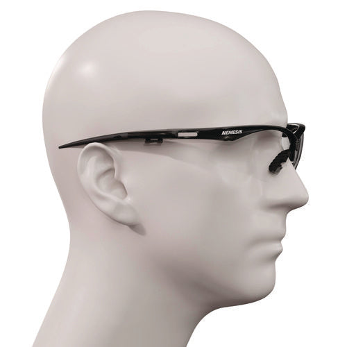 Image of KleenGuard V30 Nemesis VL Safety Glasses, Black Frame, Clear Lens, 12/Carton
