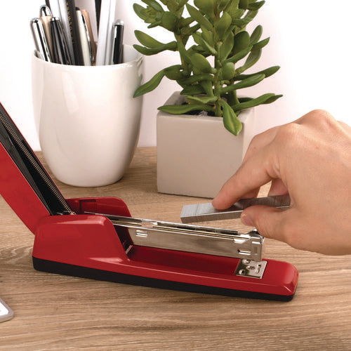 Image of Swingline® 747 Business Full Strip Desk Stapler, 30-Sheet Capacity, Rio Red