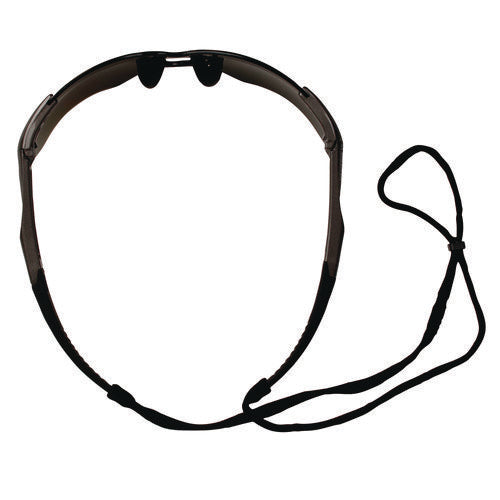 Image of KleenGuard Nemesis Safety Glasses, Gunmetal Nylon Frame, Blue Polycarbonate Lens