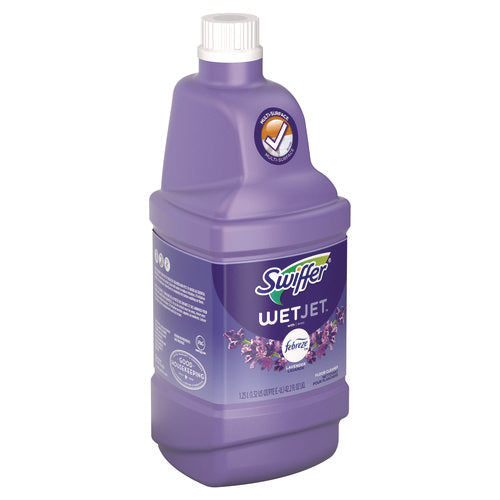 Image of Swiffer® WetJet System Cleaning-Solution Refill, Lavender Scent, 1.25 L, 4/Carton