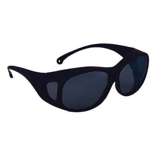 Image of KleenGuard V50 Otg Safety Eyewear, Black Frame, Smoke Mirror Anti-Fog Lens