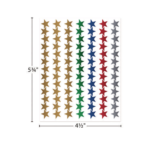 Image of Teacher Created Resources Sticker Valu-Pak, Foil Stars, 686/pack
