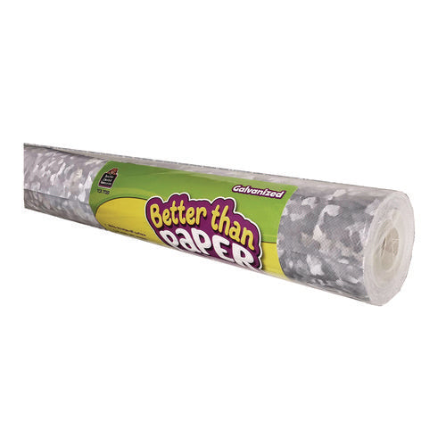Image of Teacher Created Resources Better Than Paper Bulletin Board Roll, 4 Ft X 12 Ft, Galvanized Metal