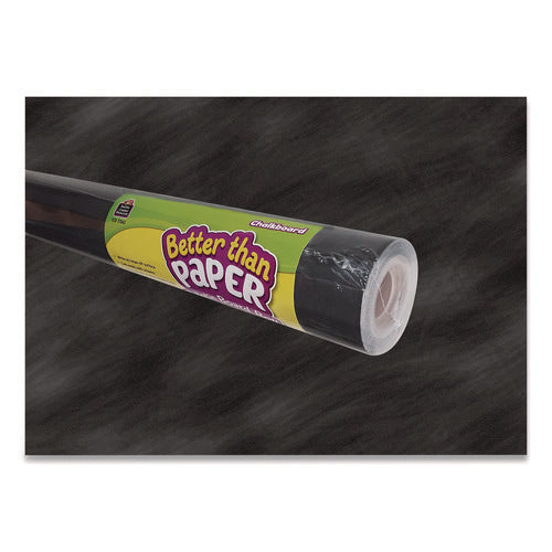 Image of Teacher Created Resources Better Than Paper Bulletin Board Roll, 4 Ft X 12 Ft, Chalkboard