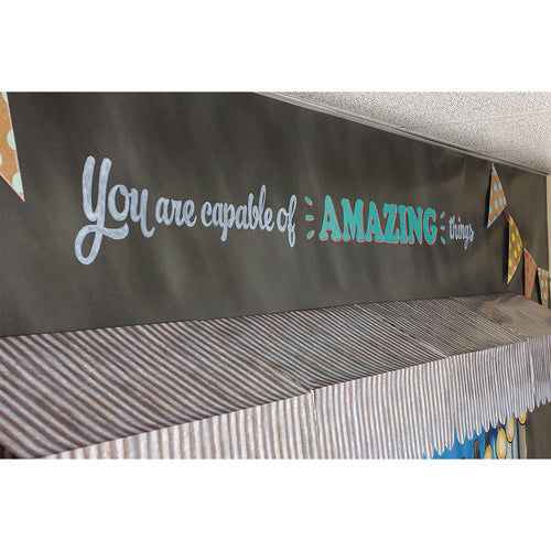 Image of Teacher Created Resources Better Than Paper Bulletin Board Roll, 4 Ft X 12 Ft, Chalkboard