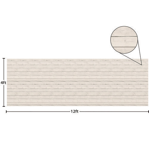 Image of Teacher Created Resources Better Than Paper Bulletin Board Roll, 4 Ft X 12 Ft, White Wood