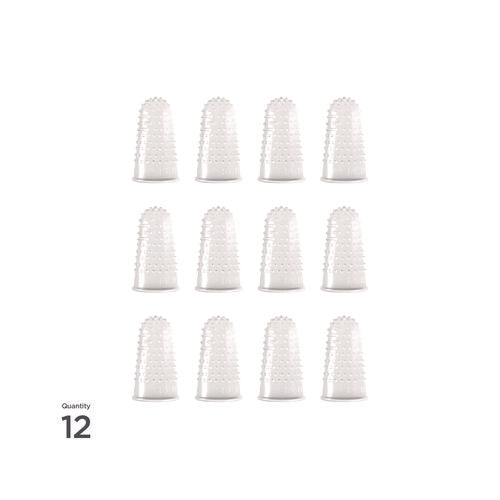 Image of LEE Micro-Gel Fingertips, Size 11, Small, Clear, 12/Pack