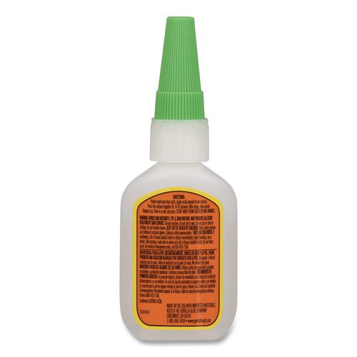Image of Gorilla® Super Glue Gel, 0.88 oz, Dries Clear