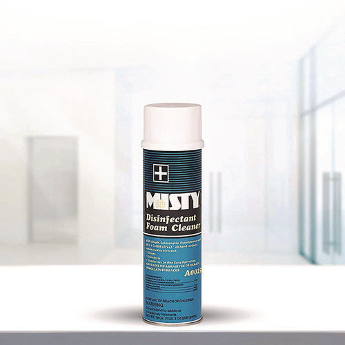 Image of Misty® Disinfectant Foam Cleaner, Fresh Scent, 19 Oz Aerosol Spray, 12/carton