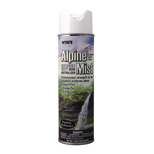 Image of Misty® Hand-Held Odor Neutralizer, Alpine Mist, 10 Oz Aerosol Spray, 12/carton