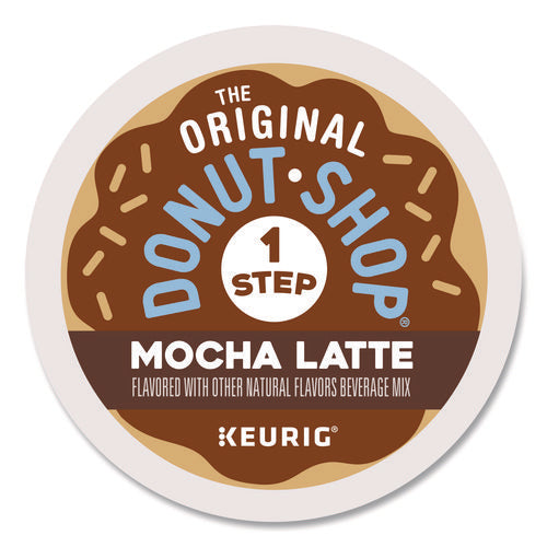 Image of The Original Donut Shop® Mocha One Step Latte K-Cup, Vanilla, 20/Box