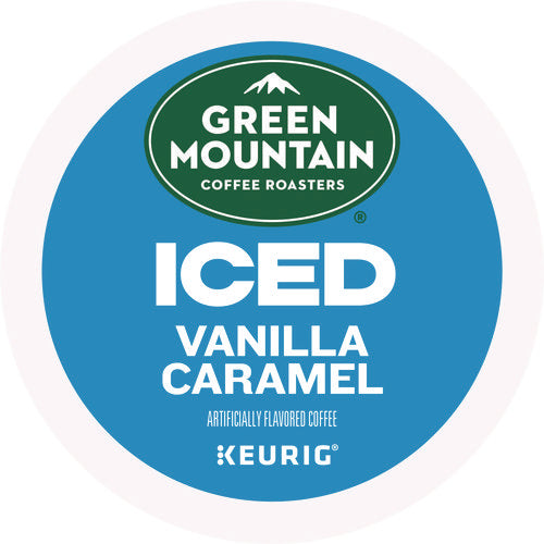 Image of Green Mountain Coffee® Vanilla Caramel Brew Over Ice Coffee K-Cups, 24/box