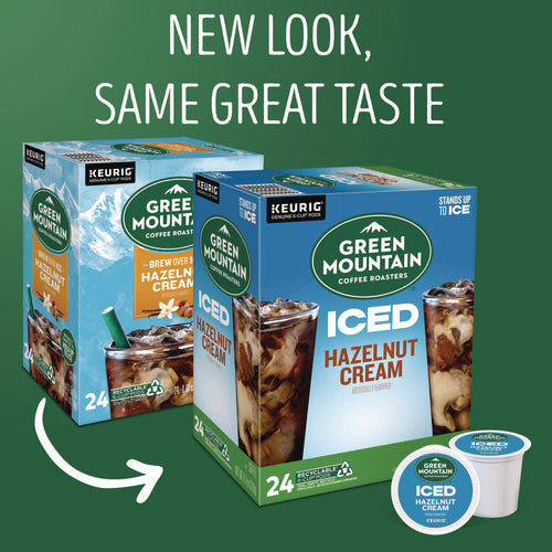 Image of Green Mountain Coffee® Hazelnut Cream Brew Over Ice Coffee K-Cups, 24/box