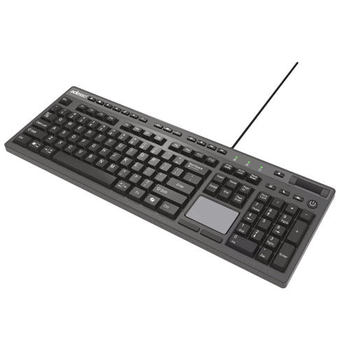 Image of Adesso CyberTouch Desktop Keyboard with Touchpad, Black