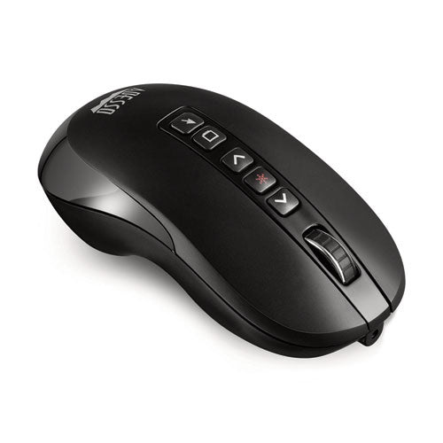 Image of Adesso iMouse P40 Wireless Multifunctional Presenter Mouse, 2.4 GHz Frequency/100 ft Wireless Range, Left/Right, Black