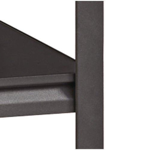 Image of Alera® Steel Shelving Unit with Laminate Shelves, Four-Shelf, 36w x 18d x 60h, Steel, Black/Gun Metal Gray