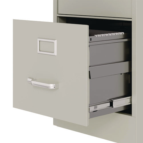 Image of Alera® Two-Drawer Economy Vertical File, 2 Letter-Size File Drawers, Light Gray, 15" x 25" x 28.38"