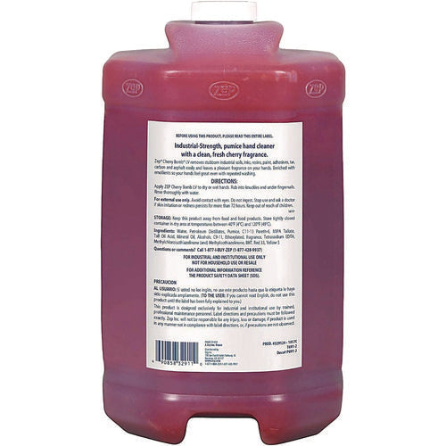Image of Zep® Cherry Bomb Hand Cleaner Refill, Cherry Scent, 1 gal, 4/Carton