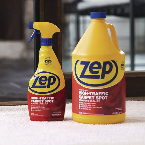 Image of Zep Commercial® High Traffic Carpet Cleaner, Fresh Scent, 32 Oz Spray Bottle, 12/carton