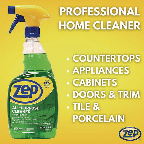 Image of Zep Commercial® All-Purpose Cleaner And Degreaser, Fresh Scent, 32 Oz Spray Bottle, 12/carton