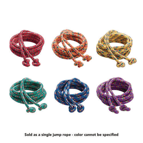Image of Champion Sports Braided Nylon Jump Ropes, 8 Ft, Assorted, 6/pack