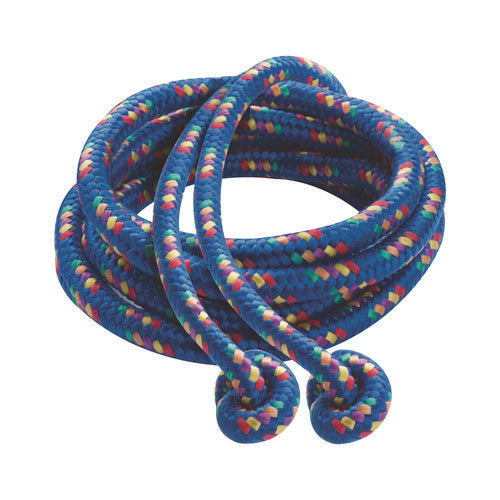 Image of Champion Sports Braided Nylon Jump Ropes, 8 Ft, Assorted, 6/pack