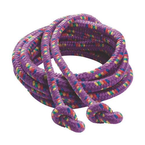 Image of Champion Sports Braided Nylon Jump Ropes, 8 Ft, Assorted, 6/pack