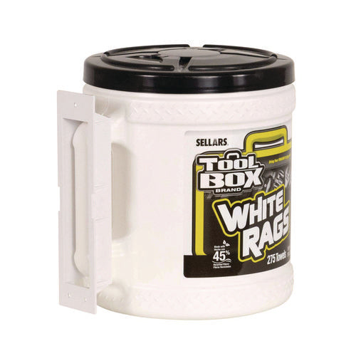 Image of TOOLBOX® Z300 Wipers Big Grip Dispenser, 1-Ply, 10 x 12, White, 2/Carton
