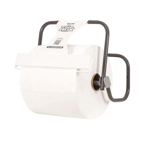 Image of TOOLBOX® Z400 Jumbo Roll Wipers, 1-Ply, 12.5 x 12, White
