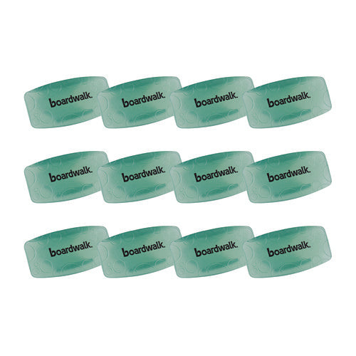 Image of Boardwalk® Toilet Bowl Clip, Cucumber Melon Scent, Green, 12/Box