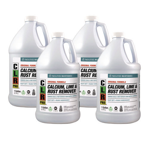 Image of CLR PRO® Calcium, Lime And Rust Remover, 1 Gal Bottle, 4/carton