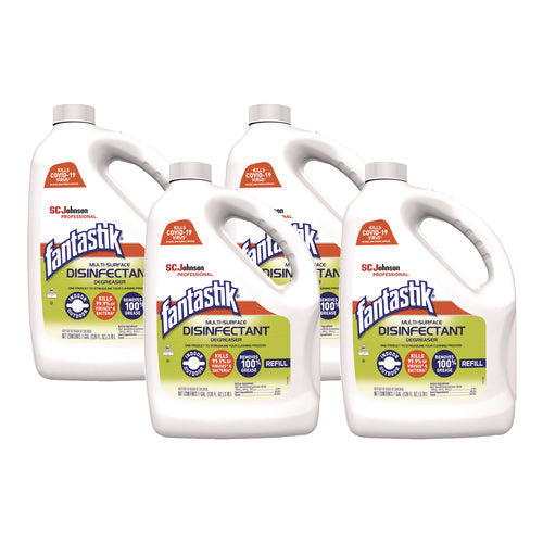 Image of Fantastik® Multi-Surface Disinfectant Degreaser, Pleasant Scent, 1 Gallon Bottle