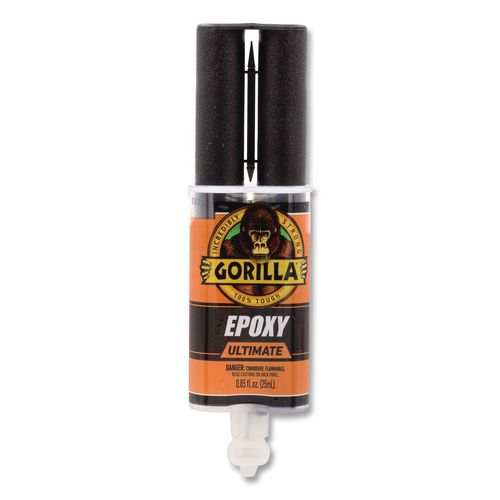 Image of Gorilla® Epoxy Ultimate, 0.85 oz Syringe, Dries Black