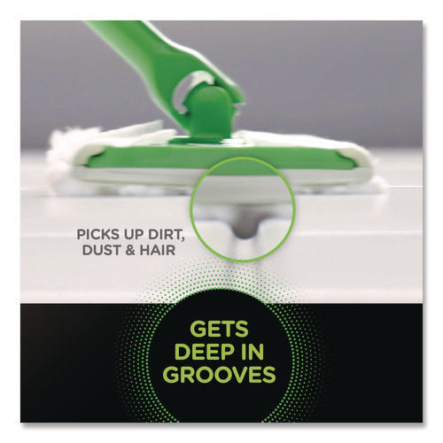 Image of Swiffer® Heavy-Duty Dry Refill Cloths, 10.3 x 7.8, White, 20/Pack, 4 Packs/Carton