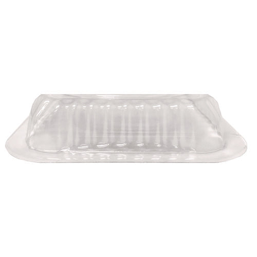 Image of HFA® Plastic Dome Lids, Fits 1 lb Oblong Pan, Clear, 1,000/Carton