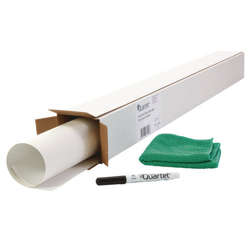 Image of Quartet® Anywhere Repositionable Dry-Erase Surface, Laminate Film, 24" x 36", White