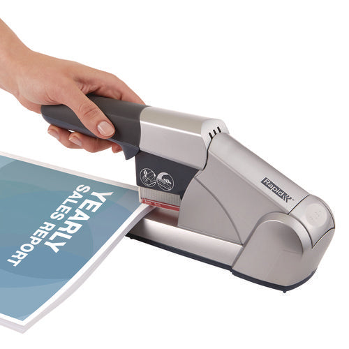 Image of Rapid® Heavy-Duty Cartridge Stapler, 80-Sheet Capacity, Silver