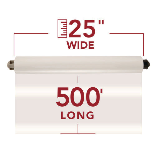 Image of GBC® Ezload Roll Film, Nap I, 1.5 Mil, 25" X 500 Ft, Gloss Clear, 2/box