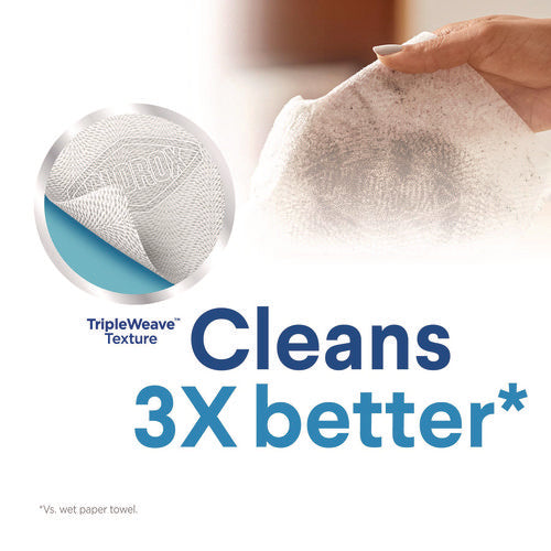Image of Clorox® Disinfecting Wipes, Bleach Free Cleaning Wipes, 1-Ply, 7 x 8, Fresh Scent, White, 35/Canister, 12 Canisters/Carton