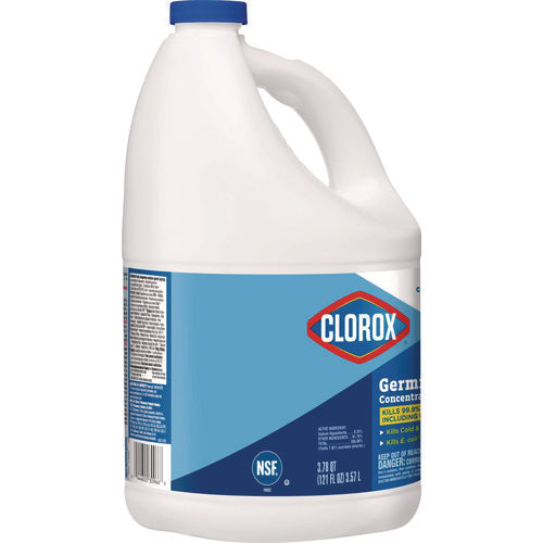 Image of Clorox® Concentrated Germicidal Bleach, Regular, 121 Oz Bottle, 3/carton