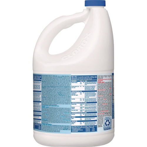 Image of Clorox® Concentrated Germicidal Bleach, Regular, 121 Oz Bottle, 3/carton