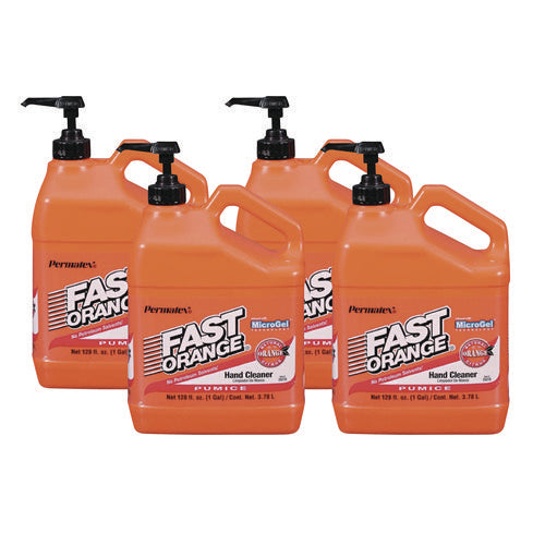 Image of FAST ORANGE® Pumice Hand Cleaner, Citrus Scent, 1 Gal Dispenser, 4/carton