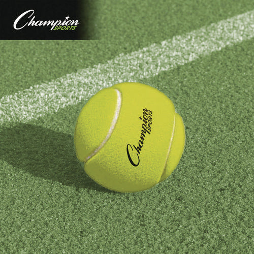 Image of Champion Sports Tennis Balls, 2.5" Diameter, Yellow, 3/pack