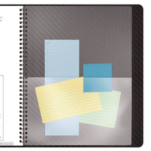 Image of AT-A-GLANCE® Contemporary Monthly Planner, Premium Paper, 11 x 9, Graphite Cover, 12-Month (Jan to Dec): 2025