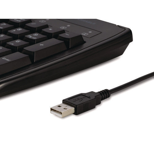 Image of Kensington® Pro Fit Usb Washable Keyboard, 104 Keys, Black