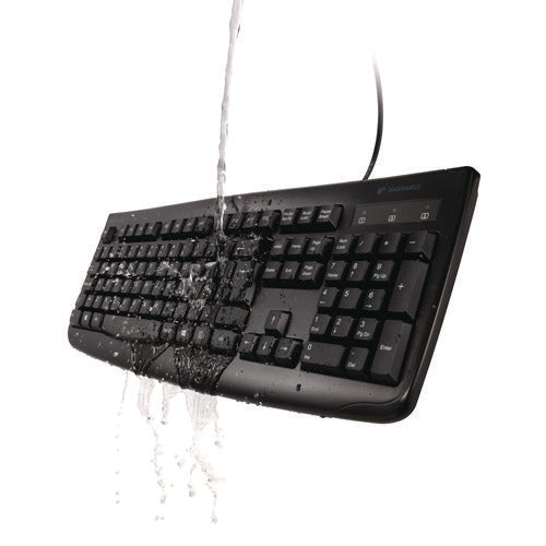 Image of Kensington® Pro Fit Usb Washable Keyboard, 104 Keys, Black