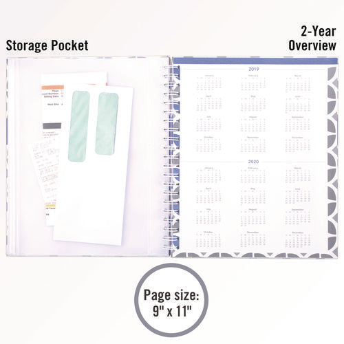 Image of AT-A-GLANCE® Day Runner® Monthly Home Finance Organizer, 5 Column Format, Black/green/white Cover, 11 X 9 Sheets, 30 Sheets/book